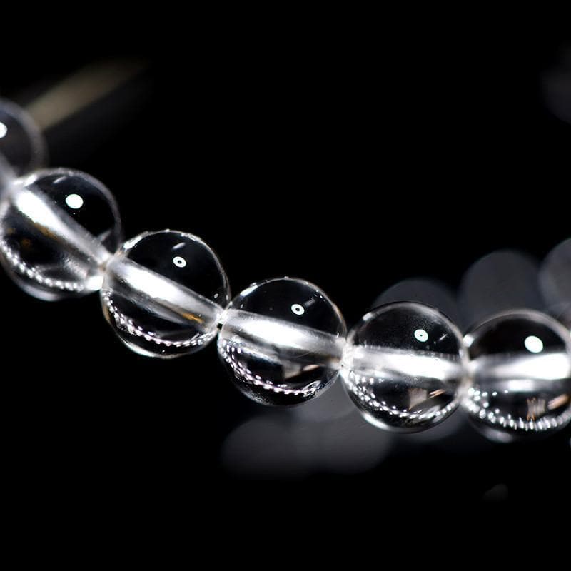パワーストーンブレスレット 透明天然水晶 成功への道標ブレスレット