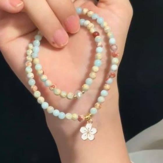 パワーストーンブレスレット 桜花の絆 縁結びブレスレット