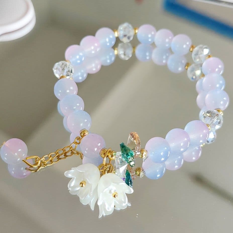 パワーストーンブレスレット 花祈りの宝石 美願成就ブレス