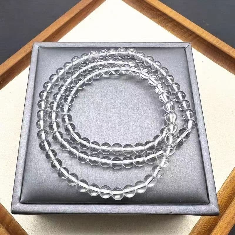 パワーストーンブレスレット 晶輝天然水晶ブレスレット 仕事運上昇の証