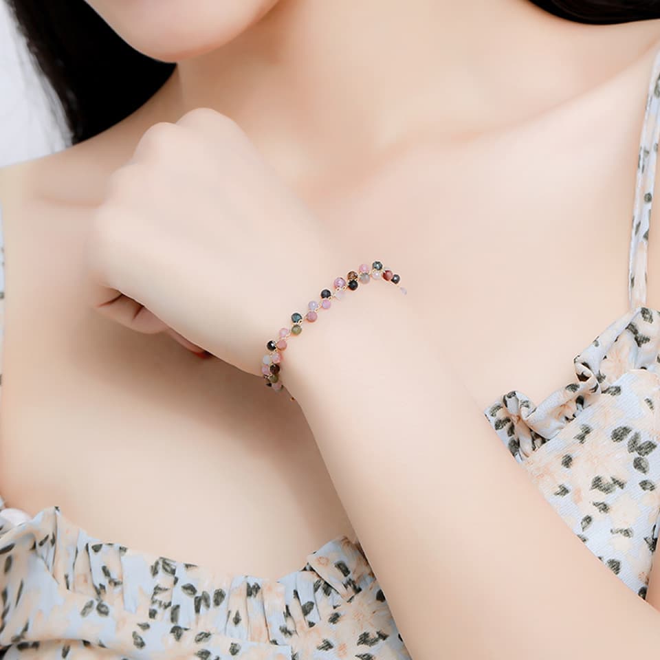 パワーストーンブレスレット 癒しの天然石アンクレット