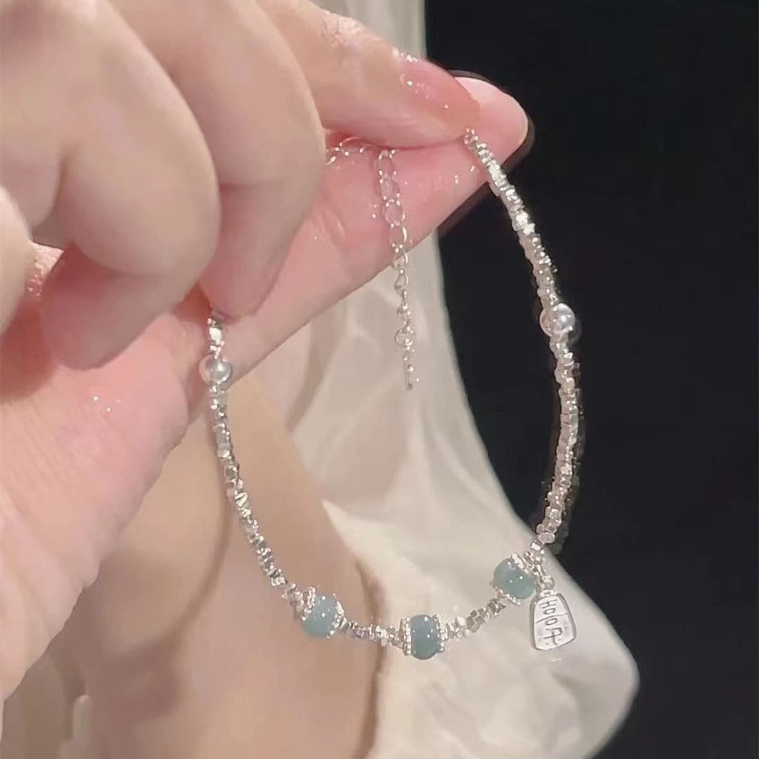 パワーストーンブレスレット 幸運の小札ブレスレット