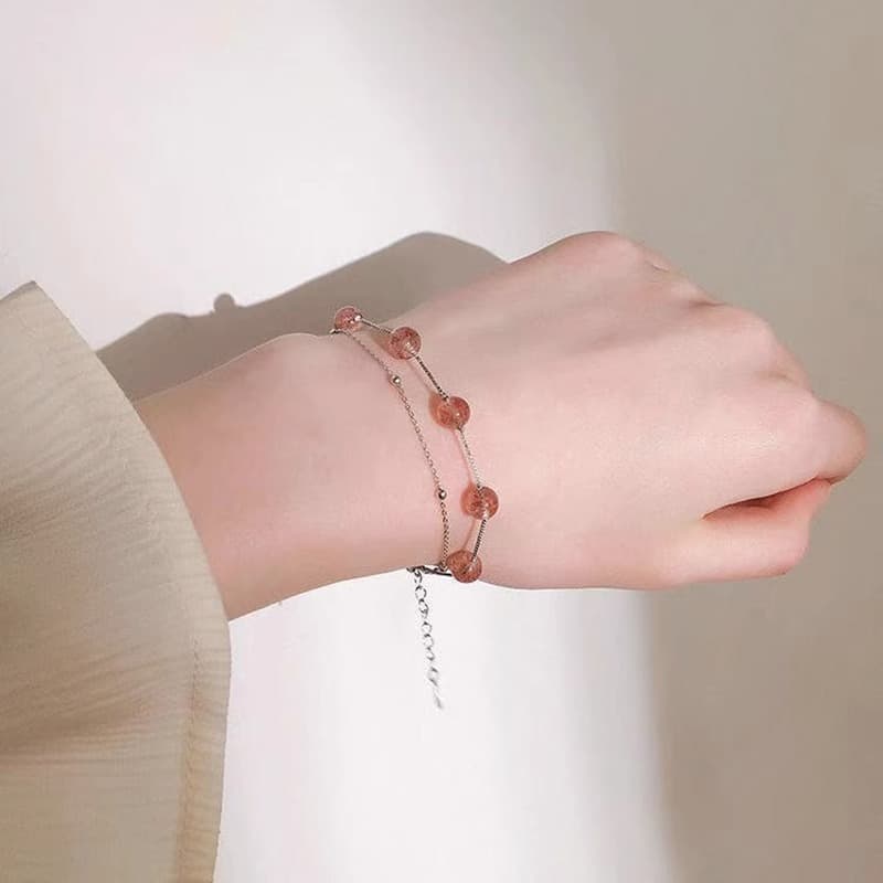 パワーストーンブレスレット 真心の結び目 縁結びブレスレット