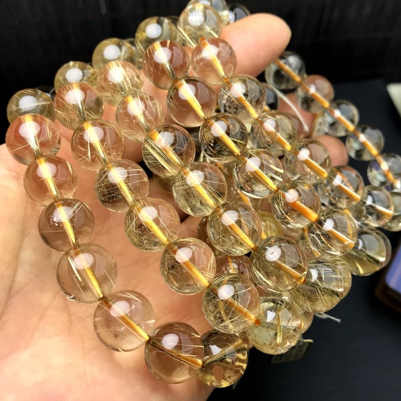 パワーストーンブレスレット 輝きの天然石・金運ブレスレット
