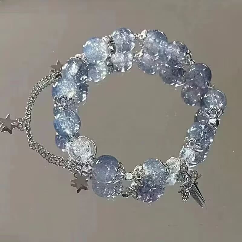 パワーストーンブレスレット 星に願いを込めた心結びブレスレット