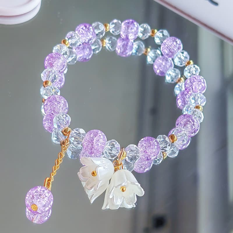 パワーストーンブレスレット 花祈りの宝石 美願成就ブレス