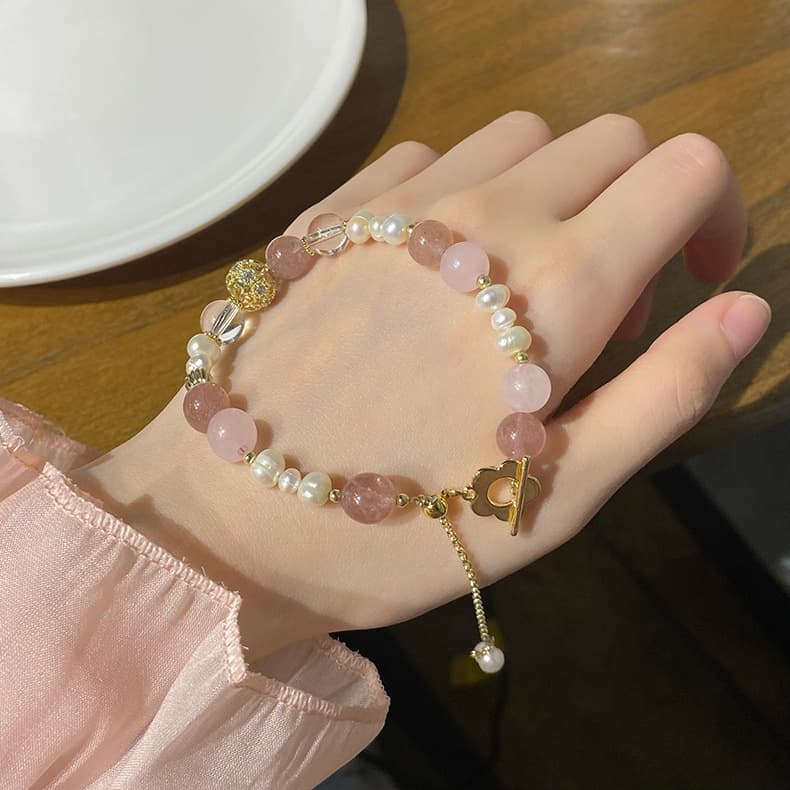 パワーストーンブレスレット 心結び香るストーンブレス