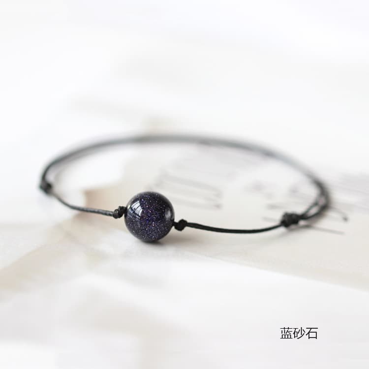 パワーストーンブレスレット ひとひら天然石の願い糸